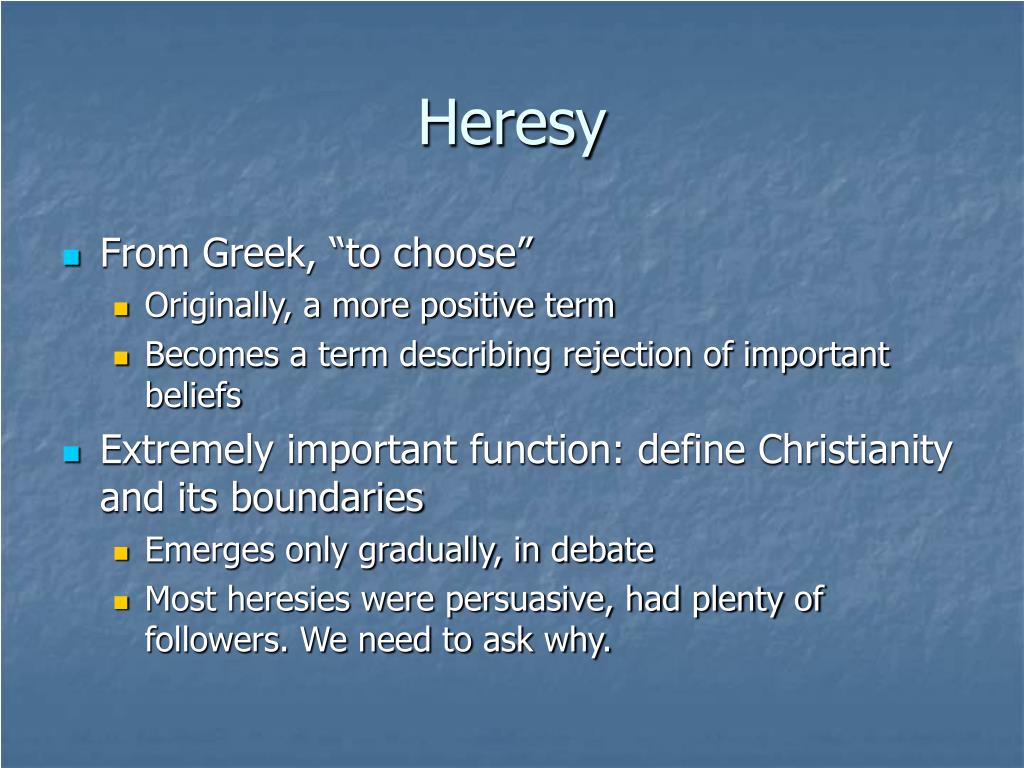 PPT - Marcion and the First Christian Heresy PowerPoint Presentation