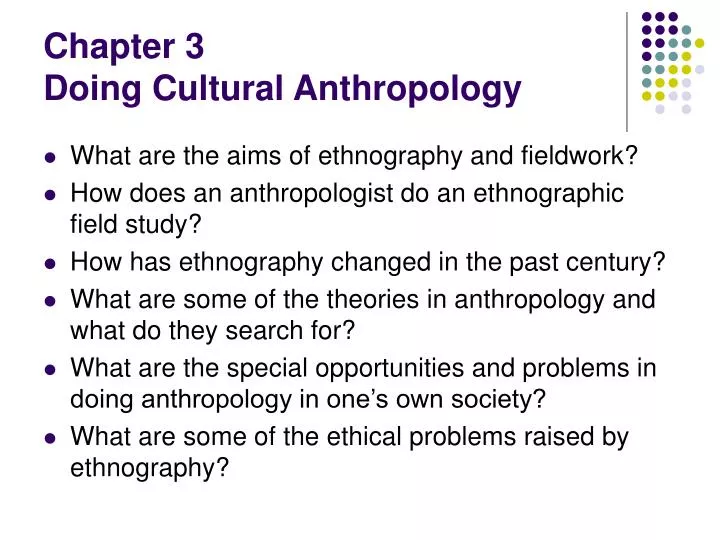 cultural anthropology research paper topics