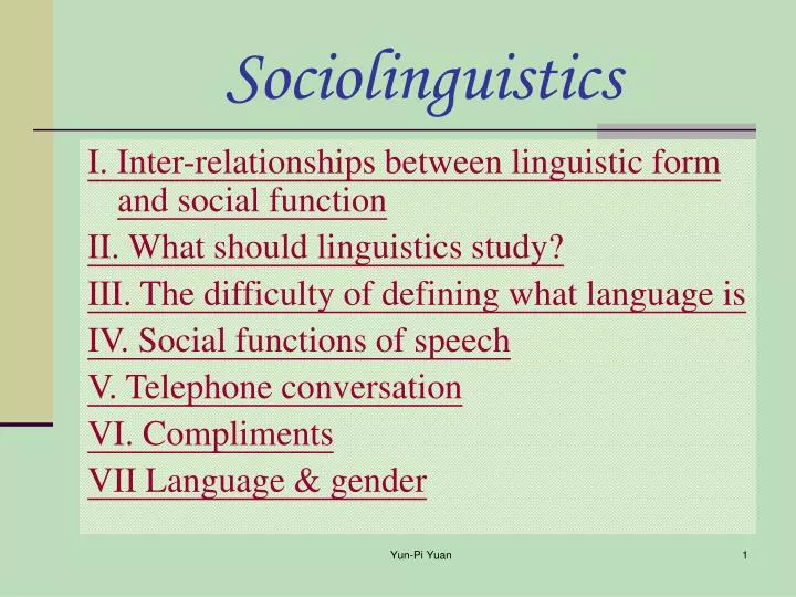sociolinguistics definition sociolinguistics definition