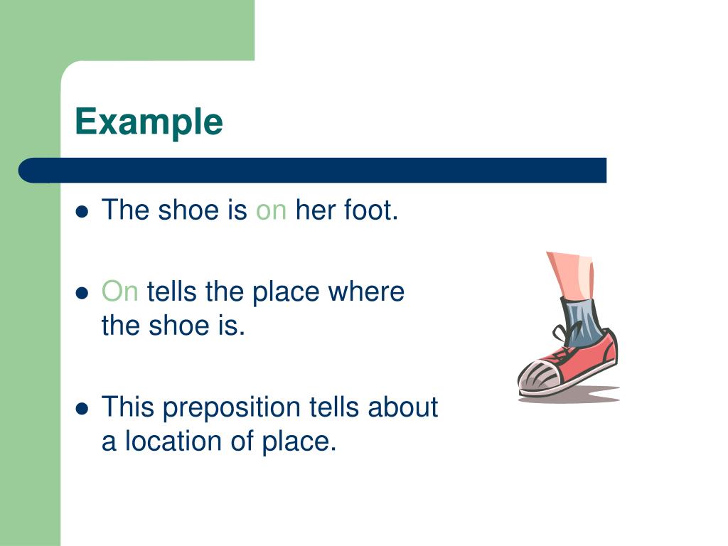 shoes are made of leather preposition