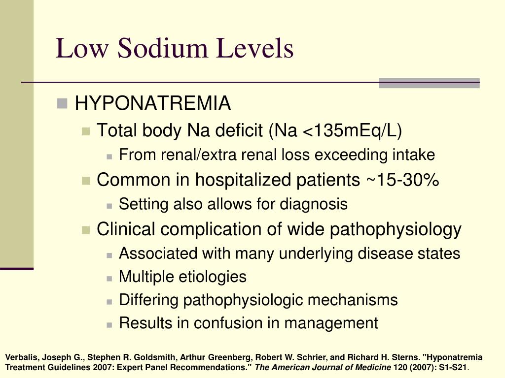 can gabapentin cause low sodium levels