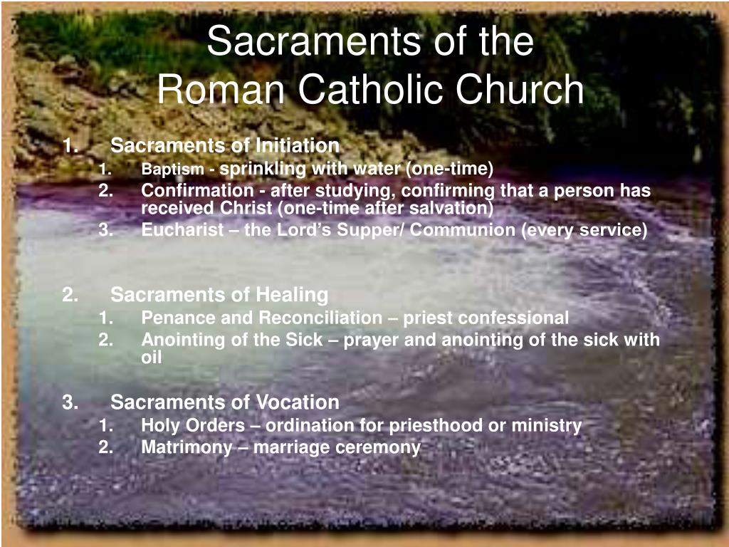 PPT The Sacrament of Baptism PowerPoint Presentation