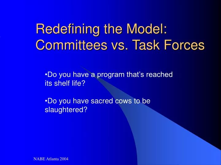 committee and task force