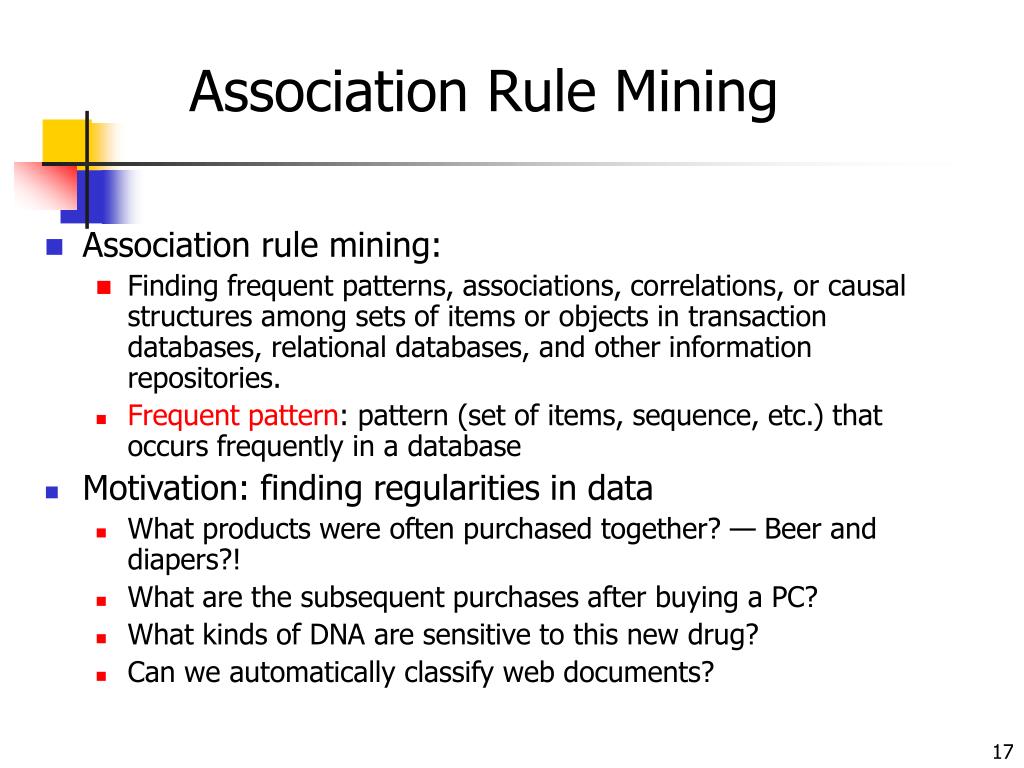 data mining project association rules