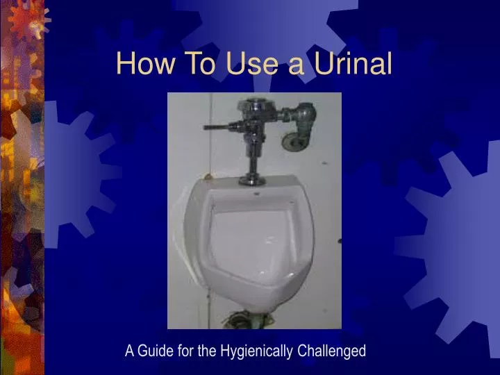 how to use a urinal n.