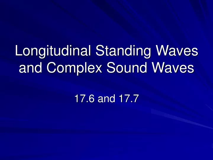 are soundwaves longitudinal are soundwaves longitudinal