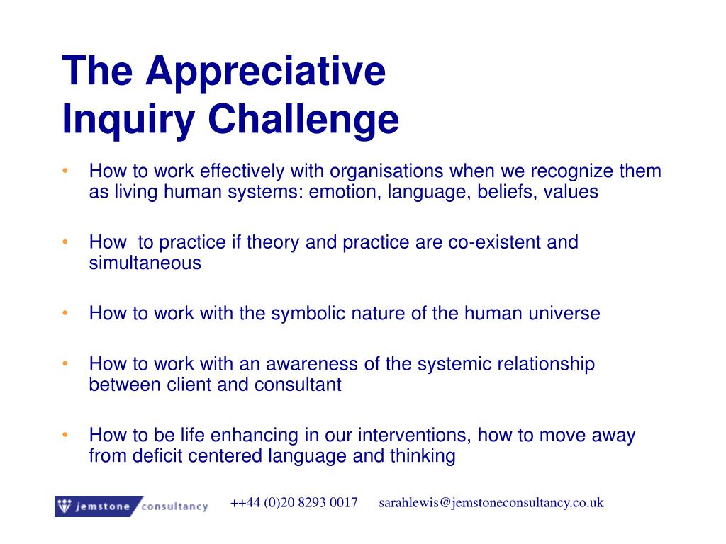 PPT - What is Appreciative Inquiry? PowerPoint Presentation, free ...