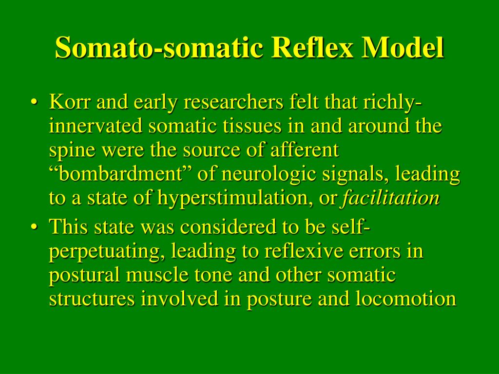 somatic reflex examples