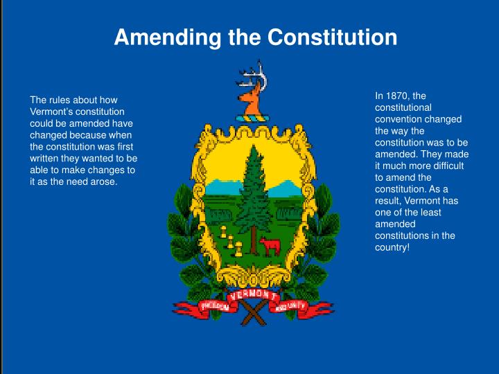 the difficulty in amending the constitution the difficulty in amending the constitution