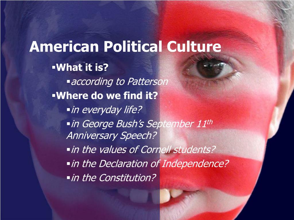 What Are The Main Elements Of American Political Culture