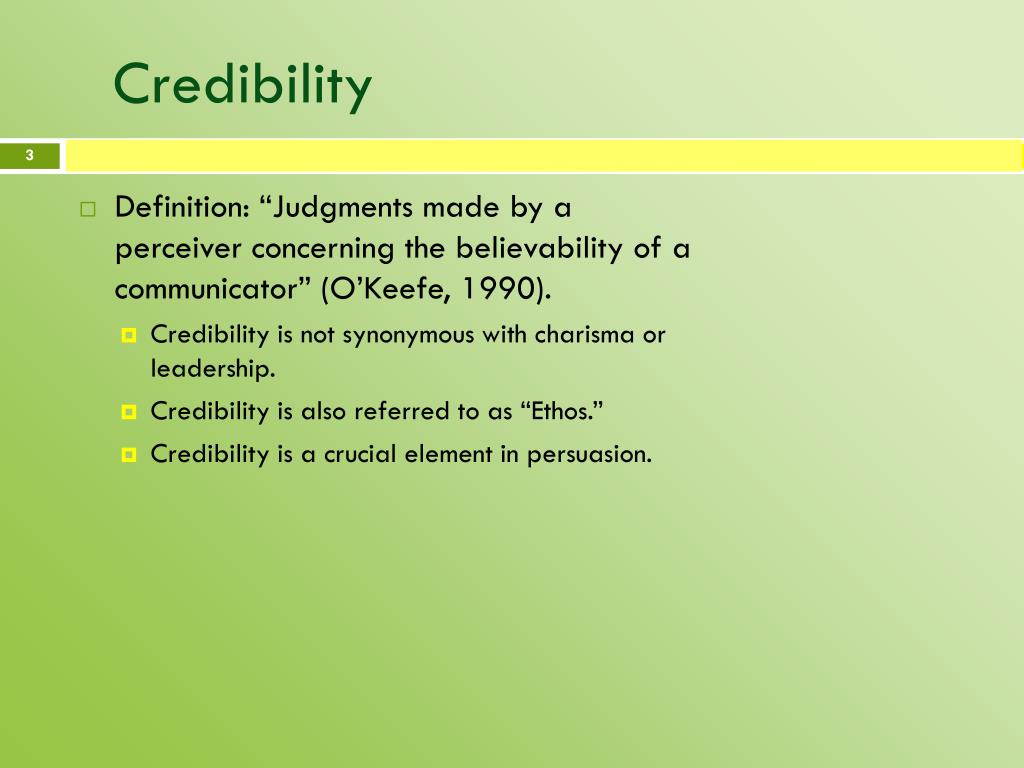 credibility in research meaning