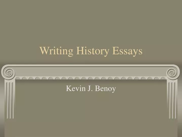 writing history essays n.