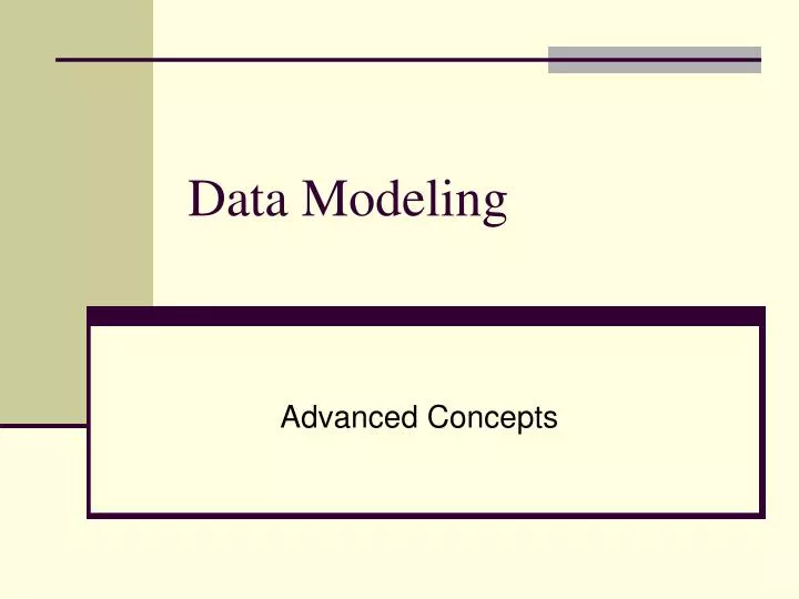 PPT - Data Modeling PowerPoint Presentation, free download - ID:1202600