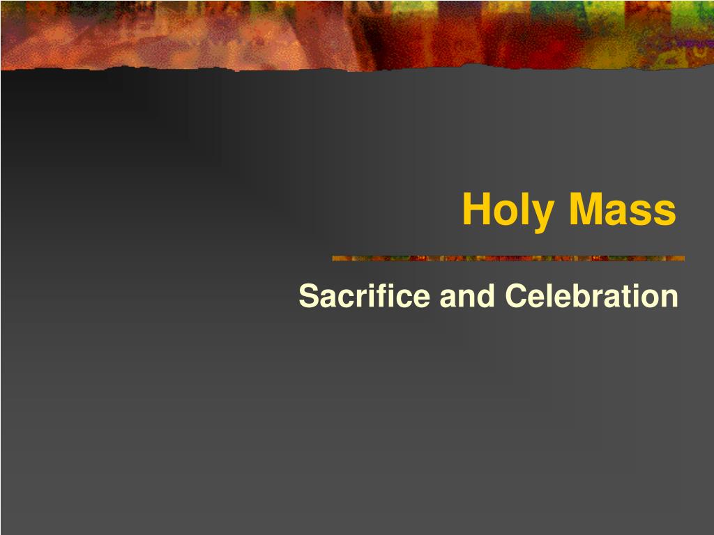 introduction speech for holy mass