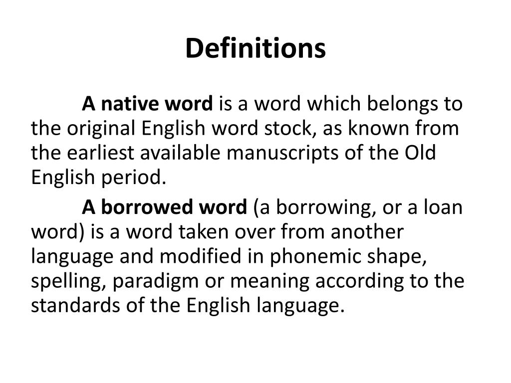 presentation etymology word