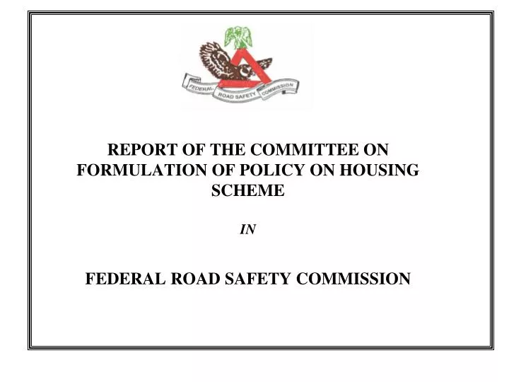write an essay on the federal road safety commission