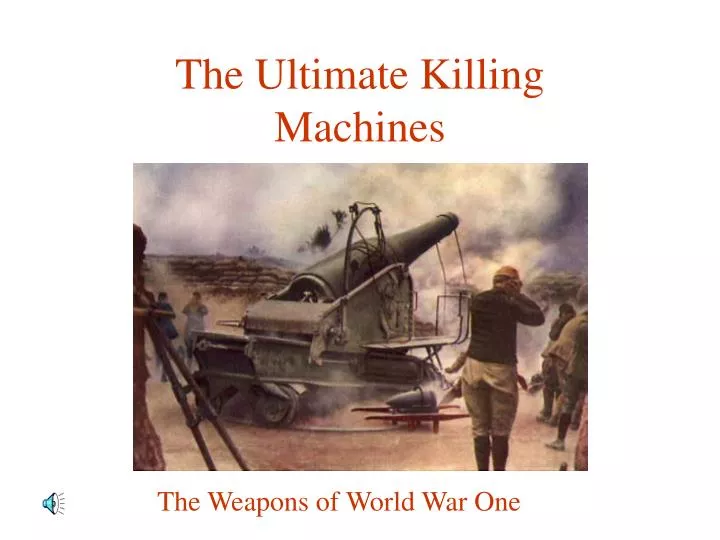 the ultimate killing machines n.