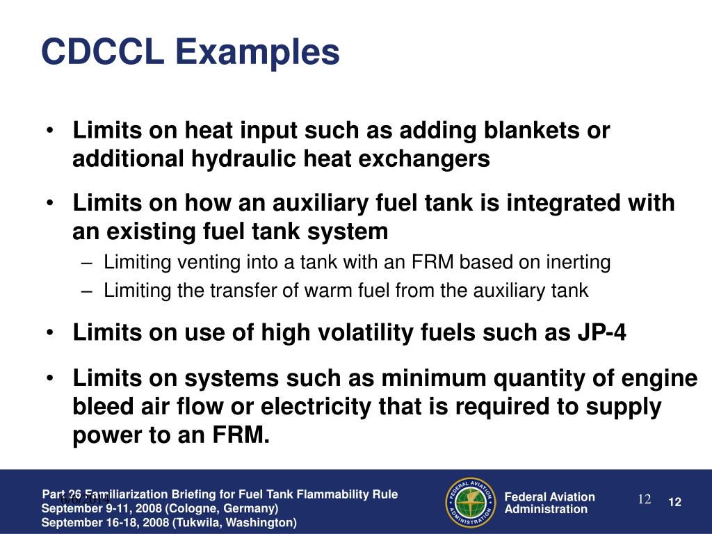 PPT Part 26 DAH Requirements for Fuel Tank Flammability PowerPoint