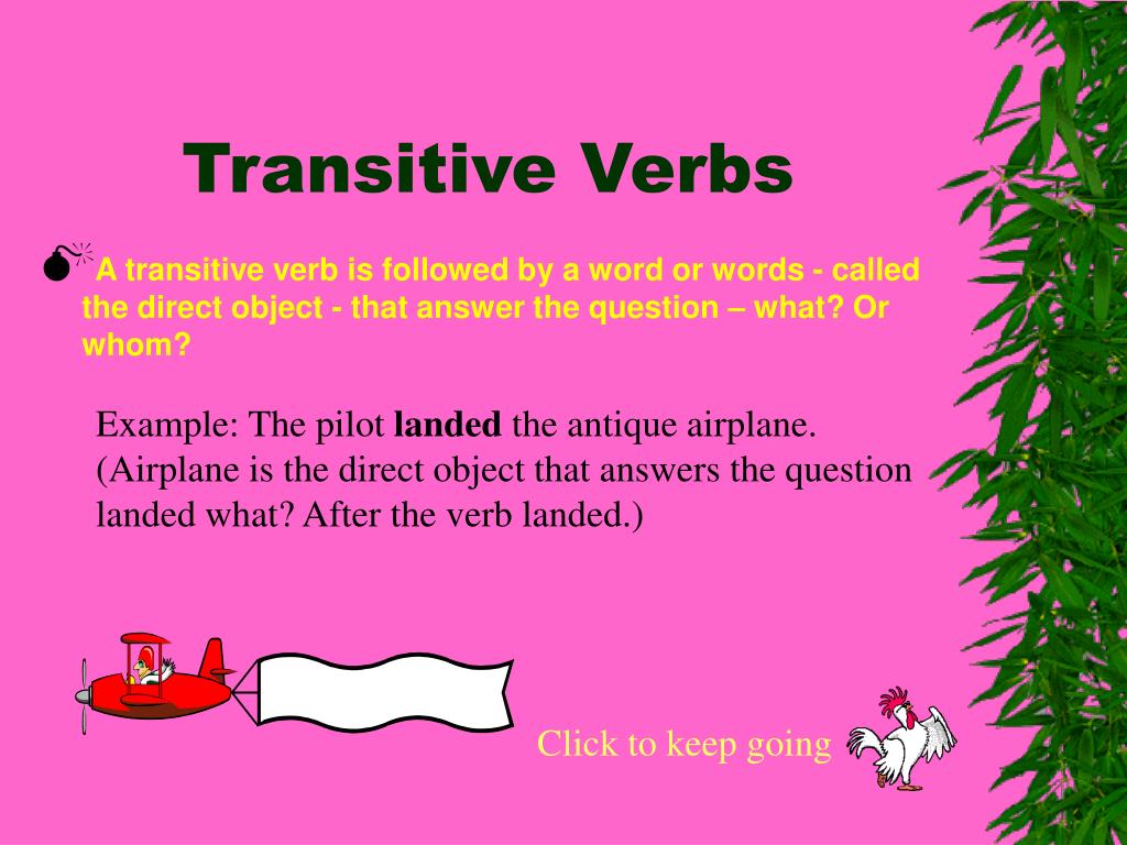 ppt-transitive-and-intransitive-verbs-catherine-marshall-pelion-middle-school-powerpoint