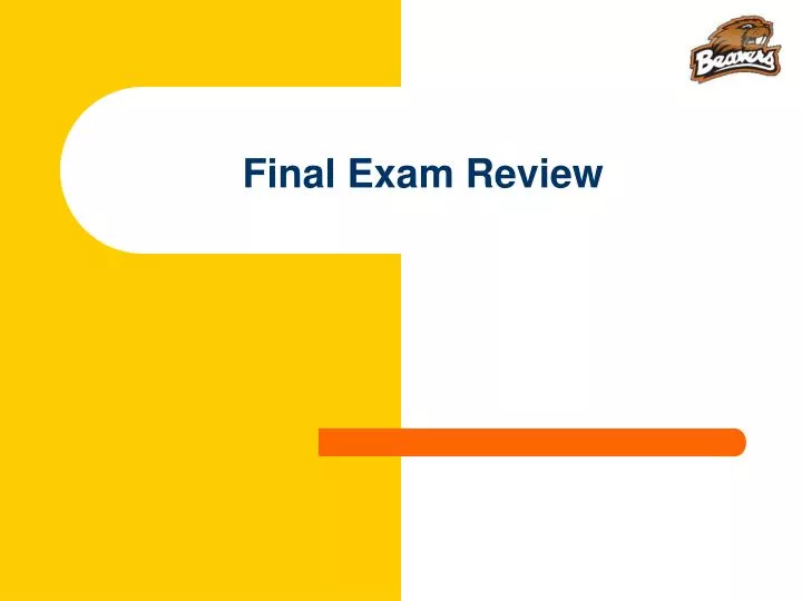 PPT - Final Exam Review PowerPoint Presentation, free download - ID:1206483