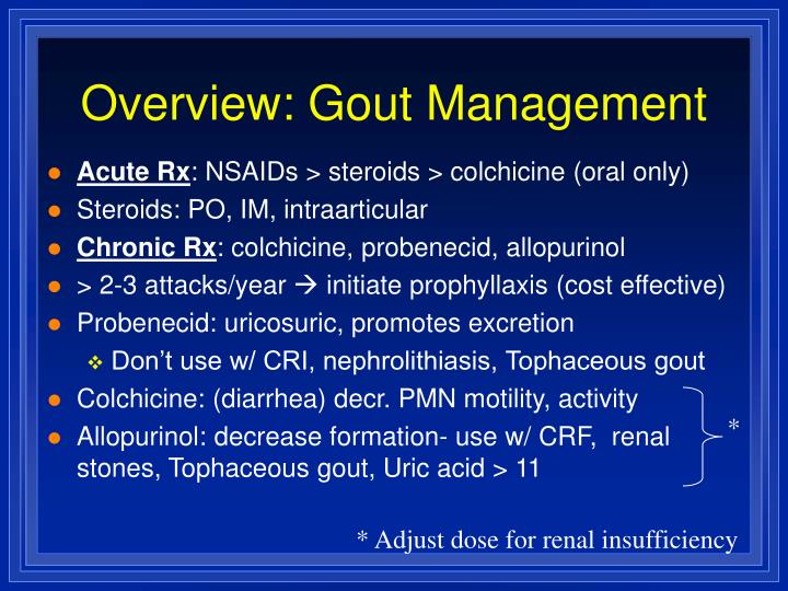 why stop allopurinol in acute gout attack