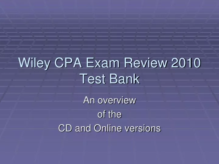 wiley cpa exam review 2012 test bank cd wiley cpa exam review 2012 test bank cd