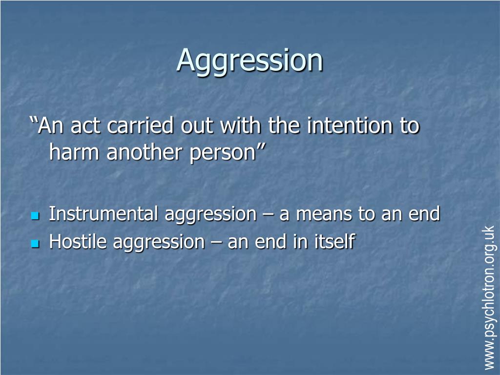PPT - Aggression PowerPoint Presentation, free download - ID:1208159