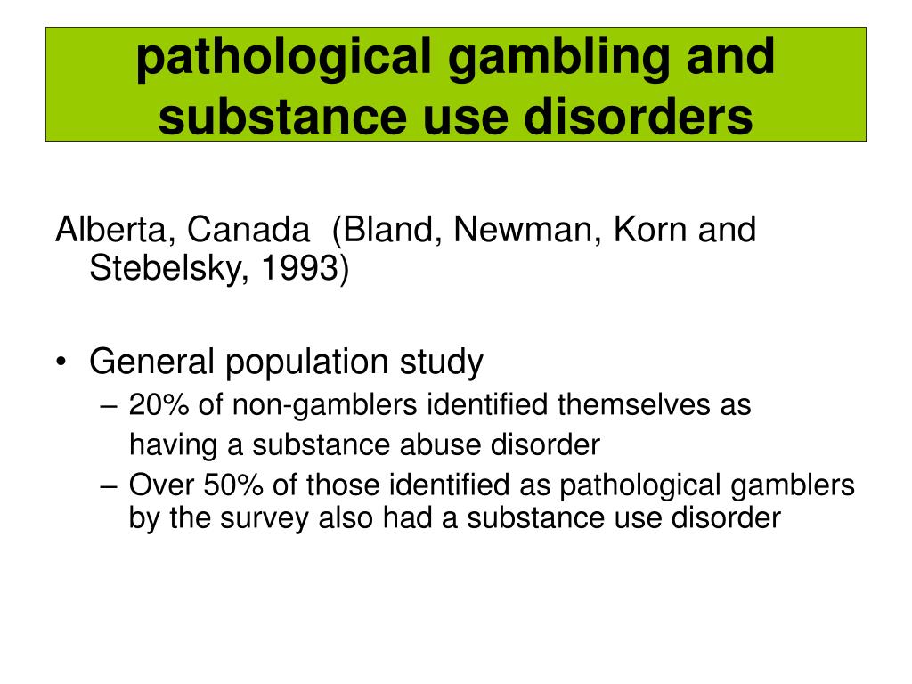 5 concepts in pathological gambling 5 concepts in pathological gambling