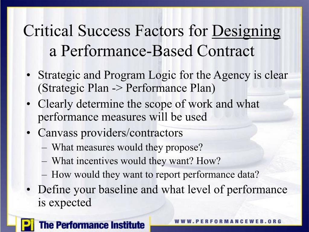 Performance Based Contracts PPT - Performance-based Contracting and Competitive Sourcing in ...