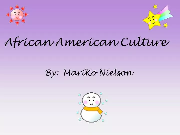 african american culture n.