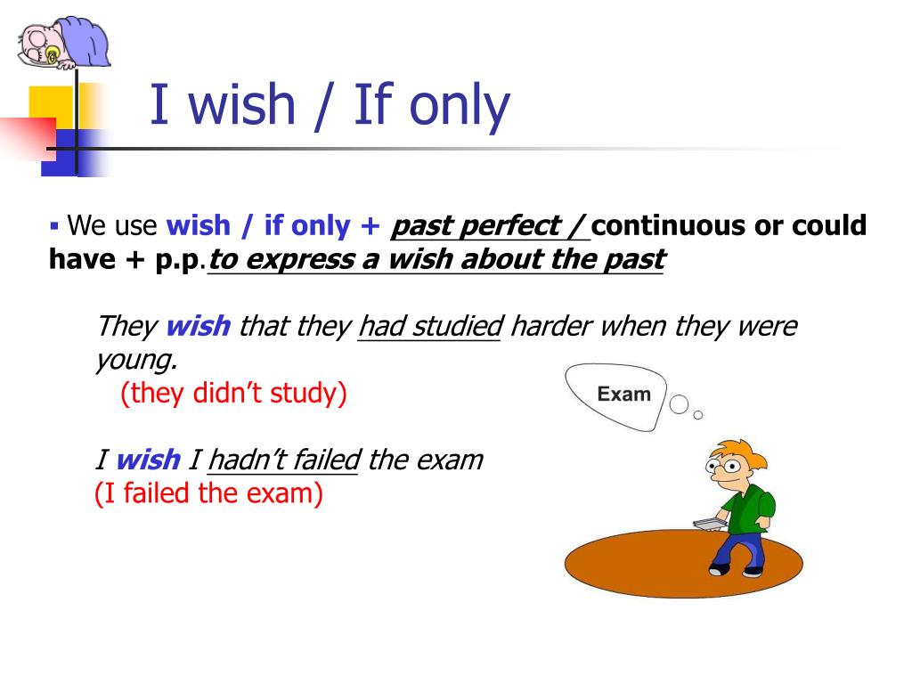 Желание перевод на английский. Условные предложения i Wish. Conditionals в английском Wish. Conditionals Wishes грамматика. Конструкция i Wish past perfect.