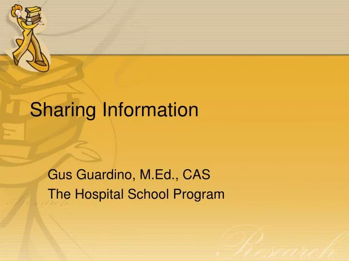 sharing information n.