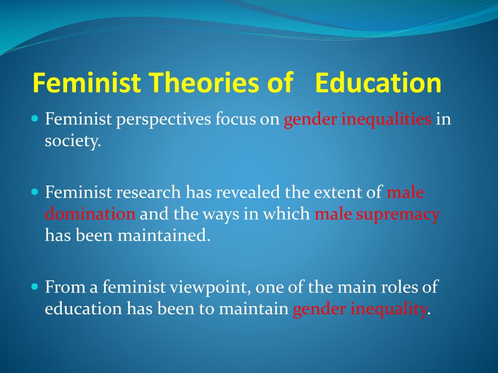 implications of feminist theory on education