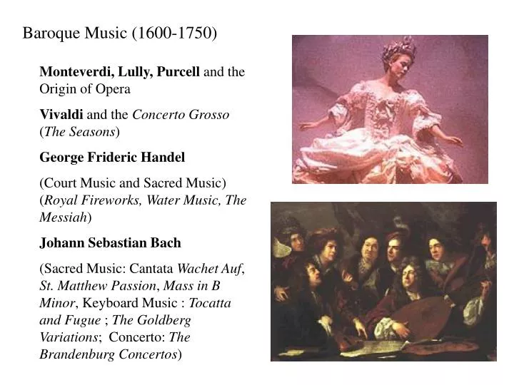 the baroque concerto is