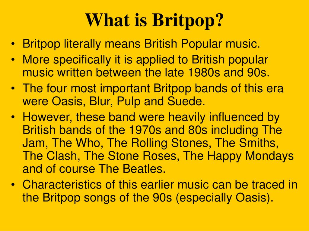 PPT BRITPOP PowerPoint Presentation Free Download ID 1214920 ppt-britpop-powerpoint-presentation-free-download-id-1214920