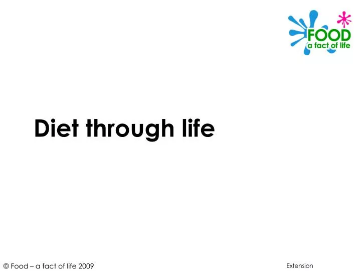 diet through life n.