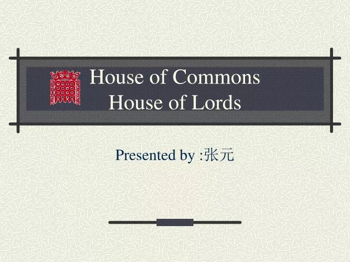 house of commons house of lords n.