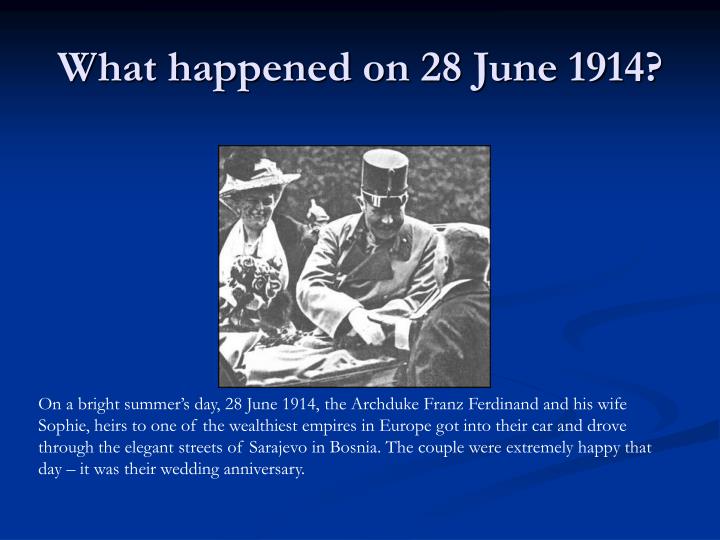 Ppt who was to blame for the start of world war one powerpoint 