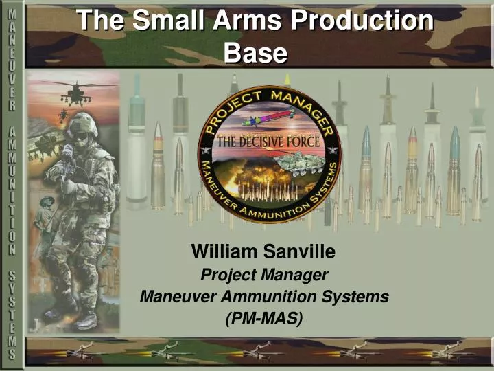 the small arms production base n.