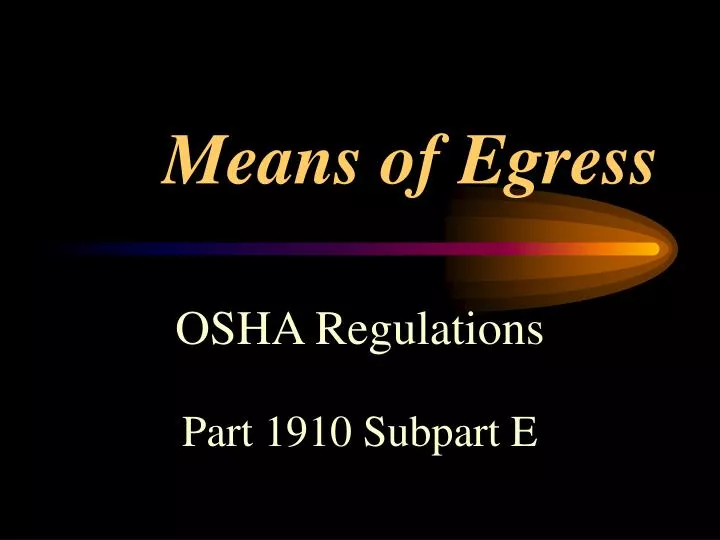the means of egress essay Updated residential egress requirements this bulletin presents a general overview of the current egress requirements for the term “means of egress” is used. the means of egress essay Updated residential egress requirements this bulletin presents a general overview of the current egress requirements for the term “means of egress” is used.