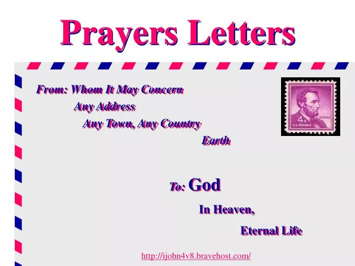 prayers letters n.