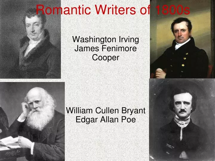 romantic writers are