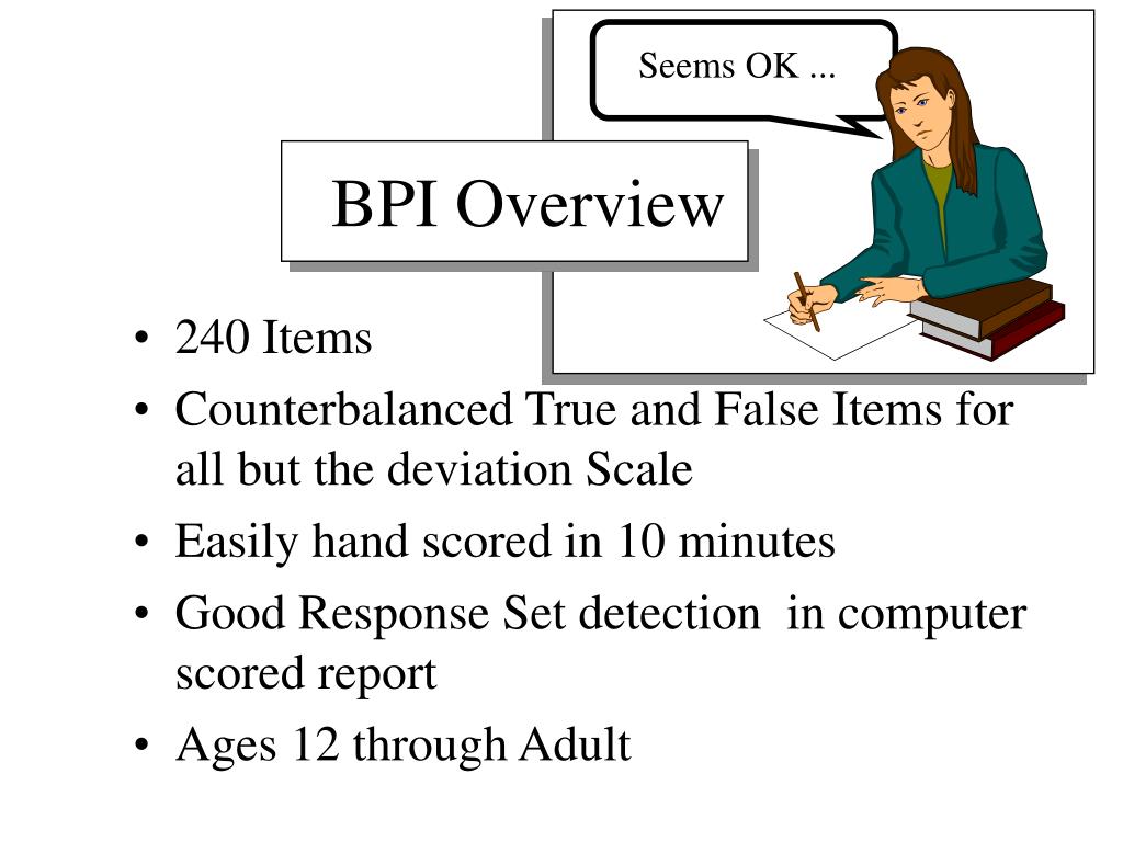 Ppt basic personality inventory powerpoint presentation free