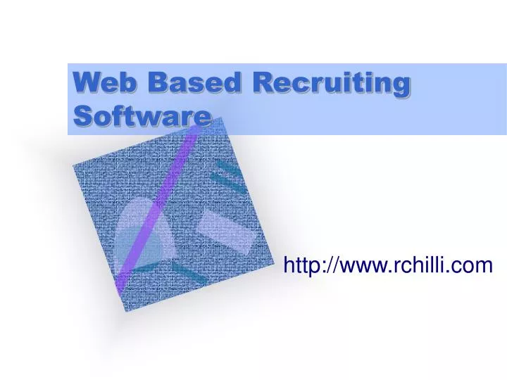 web based recruiting software n.