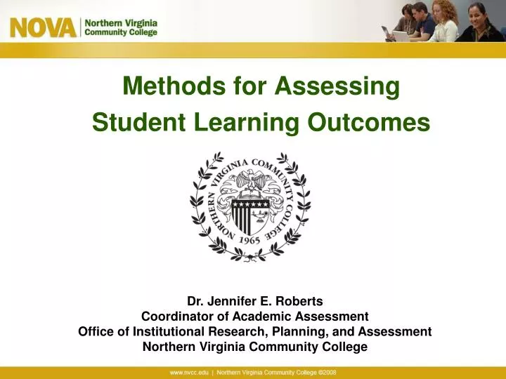 methods for assessing student learning outcomes n.