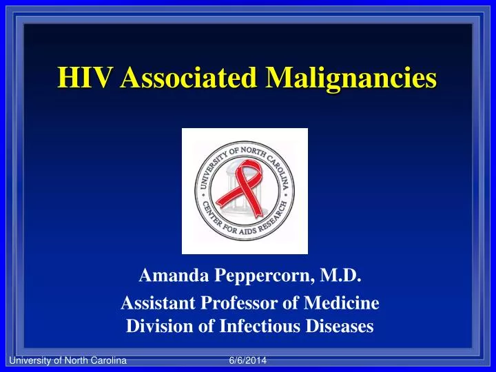 hiv associated malignancies n.