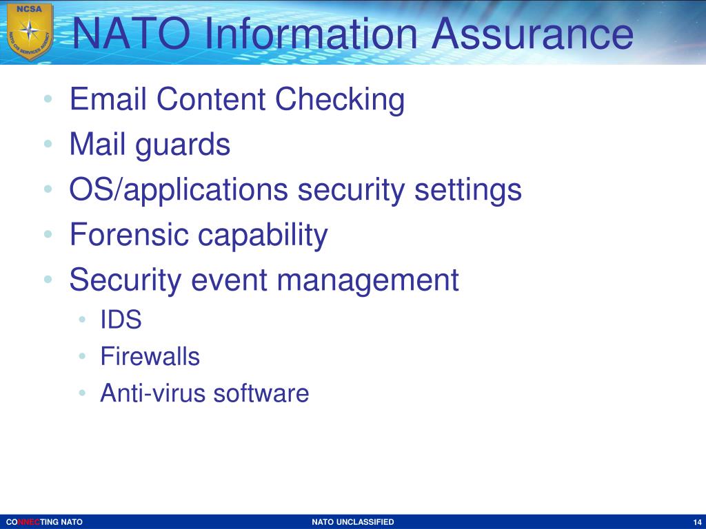 Download - NATO Information Assurance