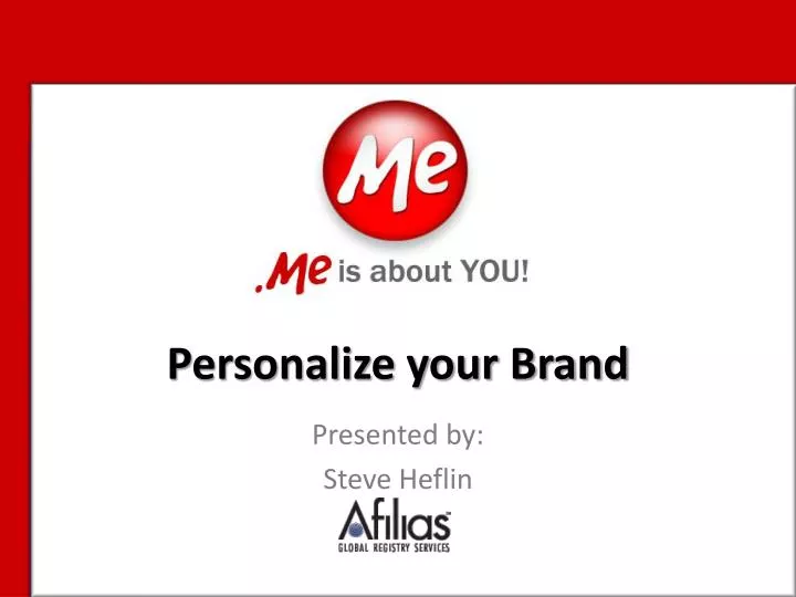 personalize your brand n.