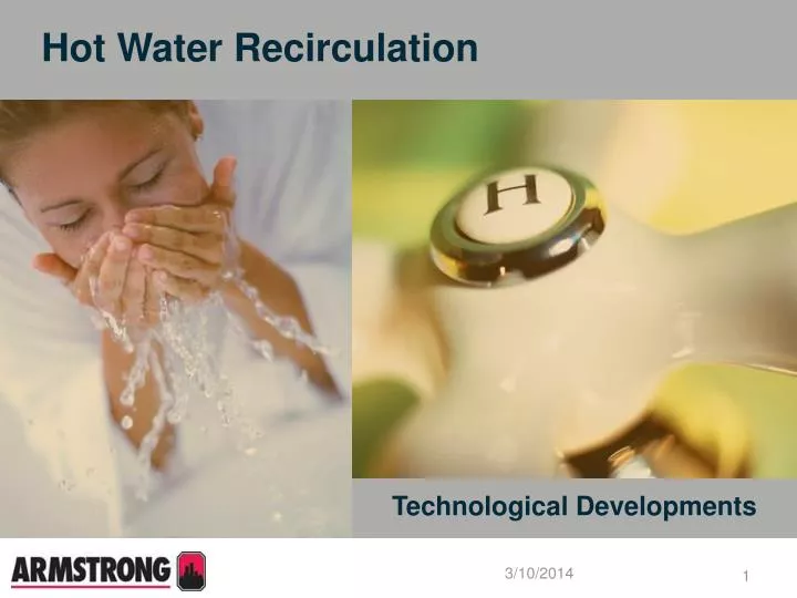 hot water recirculation n.