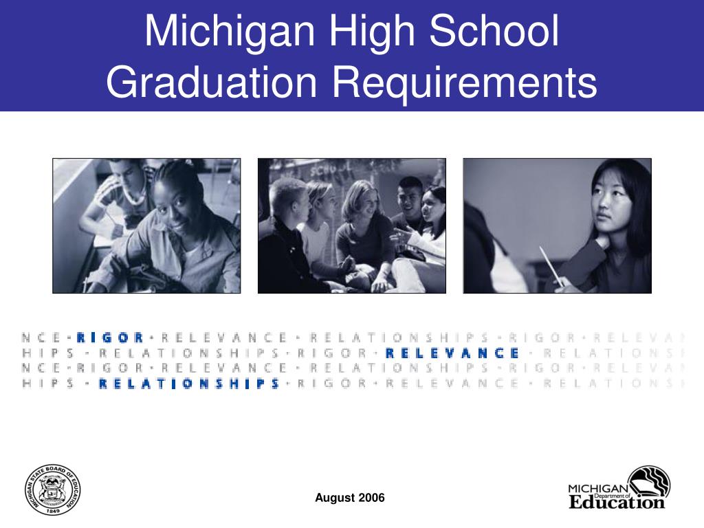 State Of Michigan Graduation Requirements 2025